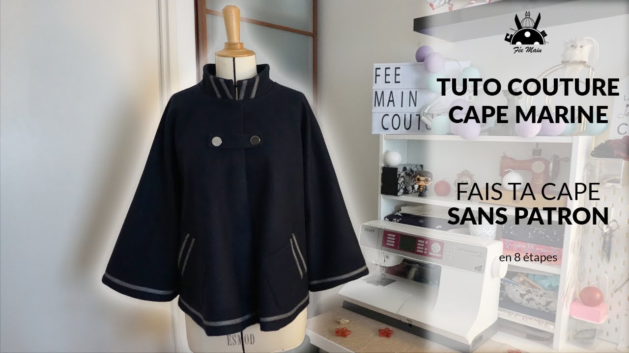 Tuto Couture : créé ta cape sans patron