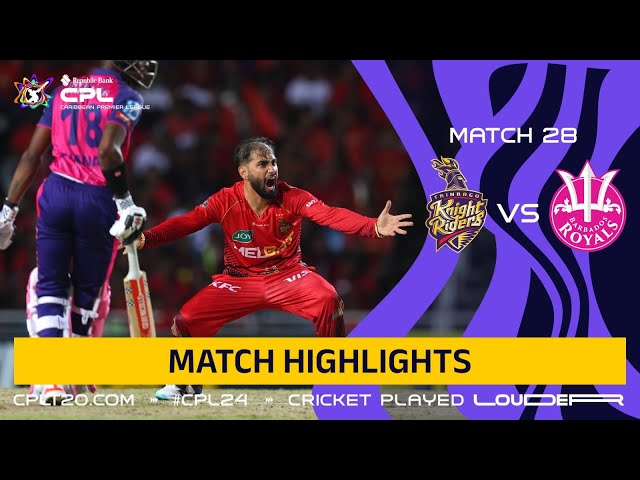 Highlights | Trinbago Knight Riders vs Barbados Royals | CPL 2024
