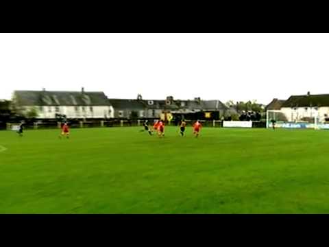 Auchinleck Talbot's Goalkeeper Andy Leishman Scores From His Own Area