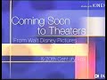 Coming Soon To Theaters From Walt Disney Pictures 20th Century Fox 2002 2006 Rare Bumper