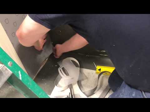 A Method Of Hanging Thick Vinyl Wallcovering Around a Doorway - Spencer Colgan