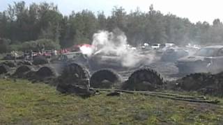 preview picture of video 'norwood ny 4th of july demo derby 2012 the feature'