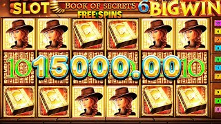 BIG WIN SLOT BOOK OF SECRETS 6 💥 BONUS & FREE SPINS EXPLODING WIN! 🔱