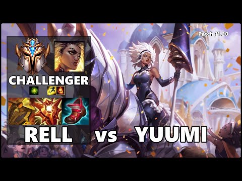 CHALLENGER Support Gameplay - RELL vs YUUMI Patch 11.20