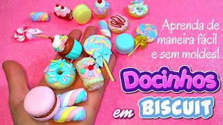 DOCINHOS EM BISCUIT: LIVRE-SE DOS MOLDES COM ESSE MÉTODO FÁCIL!