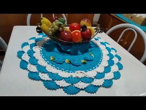 NOVA DECORAÇÃO DA COZINHA +CONZINHA MAIS LINDA DO MUNDO 💙CROCHÊ AZUL TURQUEZA COM BRANCO LUXO💙