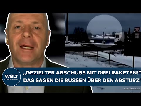 PUTINS KRIEG: "Gezielter Abschuss mit drei Raketen!" Das sagen die Russen über den Flugzeug-Absturz