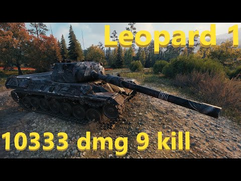 Leopard 1’s Tactical Brilliance! 💥 10,333 DMG & 9 KILLS | WoT Epic Replay