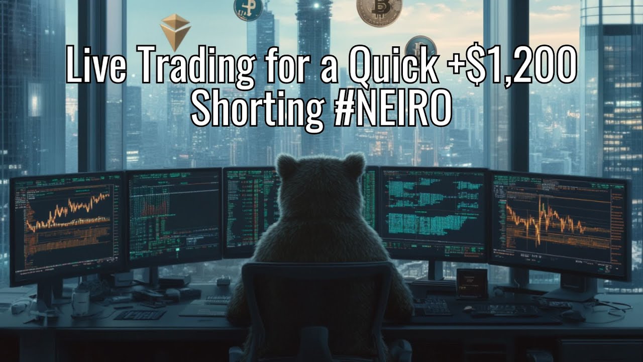 Live Trading for a Quick +$1,200 Profit Shorting #NEIRO.