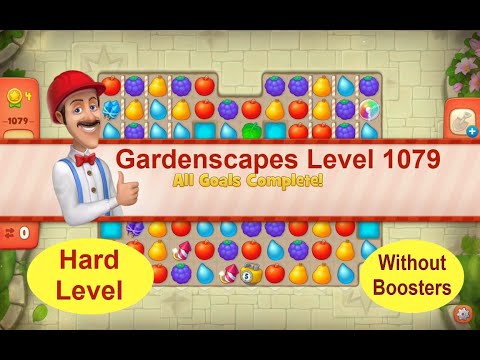 Gardenscapes Level 1079 - No Boosters