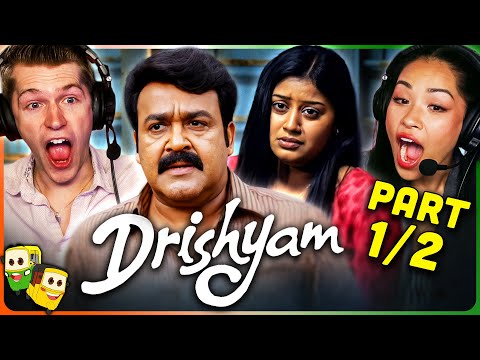 DRISHYAM (2013) Movie Reaction Part (1/2)! | Mohanlal | Meena | Ansiba | Esther Anil | Jeethu Joseph