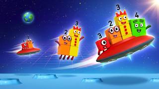 Numberblocks World Adventure | Numbers 1 to 5 Moon Challenge