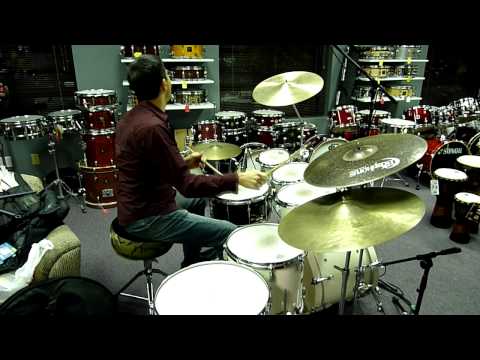 Jorge Perez-Albela Plays His Yamaha Drums - Part 1