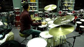Jorge Perez-Albela Plays His Yamaha Drums - Part 1