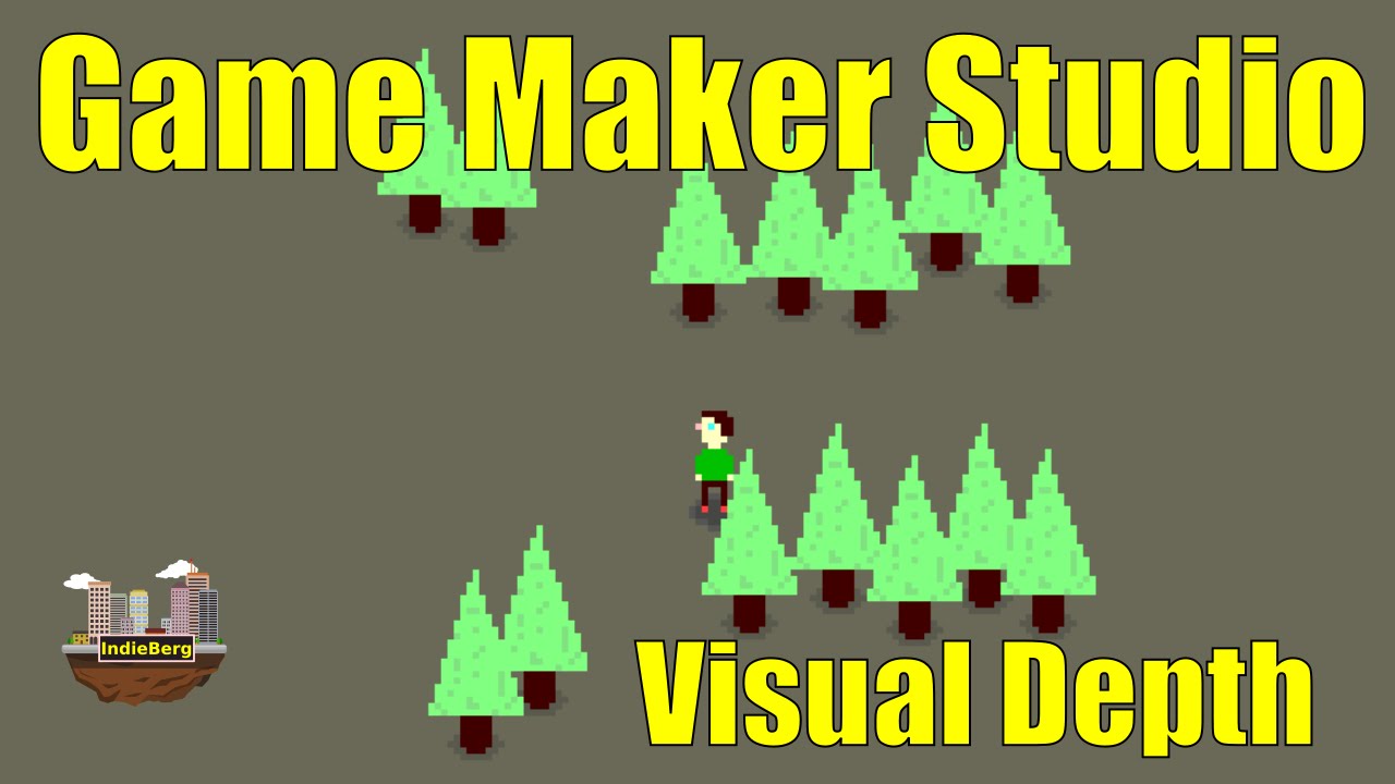 Visual Depth - Moving behind objects  - Game Maker Studio Tutorial [P3]