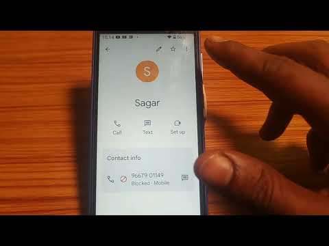 how to unblock contact number,contact number ko block kaise karen Nokia 2 1