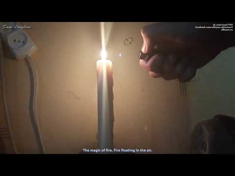 The magic of fire.  Fire floating in the air