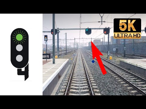 Railway Signals Explained PART 13: Flashing green [Ddr - Ht CABVIEW HOLLAND FLIRT 30nov 2020]