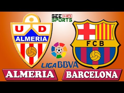 Almeria vs Barcelona (1-2) | Liga BBVA | Goles - Highlights | HD