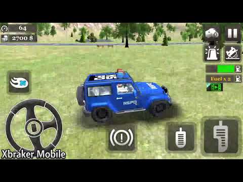 Police Car Stunt Driver: Police Drift Simulator - Blue Jeep 4x4 Driving Android GamePlay#9
