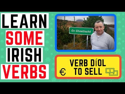Learn Irish Verbs - Díol To Sell