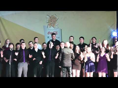 Glanaethwy at the Faenol Olympic Torch Celebration 2012