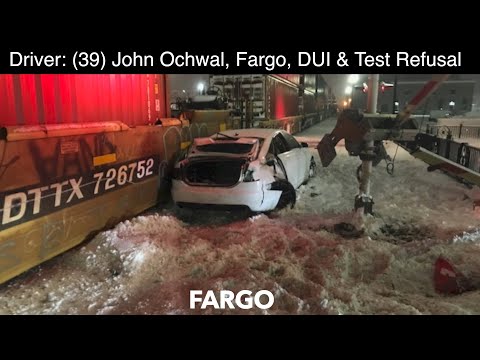 Car VS. Train Crash In Downtown Fargo, Driver Cited For DUI