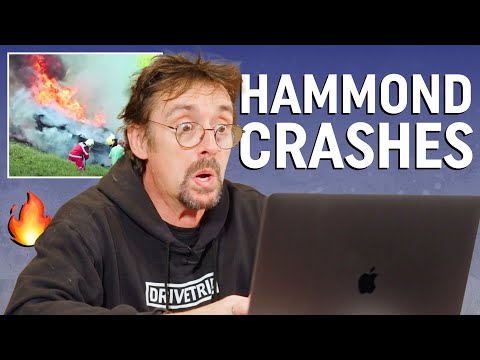 Richard Hammond REACTS to all his crashes