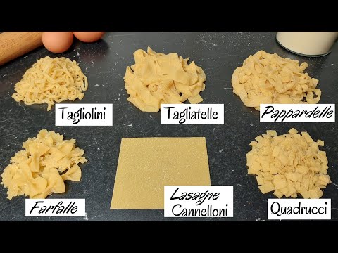 How to make italian homemade pasta. It is not difficult. Try with me