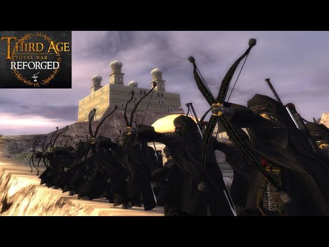 THE PORT OF GOBEL MIRLOND (Siege Battle) - Third Age: Total War (Reforged)