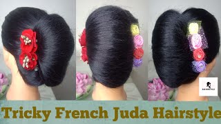 Tricky French Juda Hairstyle || Easy French Juda Hairstyle || Step By Step  🌼