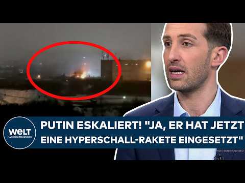 UKRAINE-KRIEG: Wladimir Putin eskaliert! "Ja, er hat jetzt eine Hyperschall-Rakete eingesetzt!"