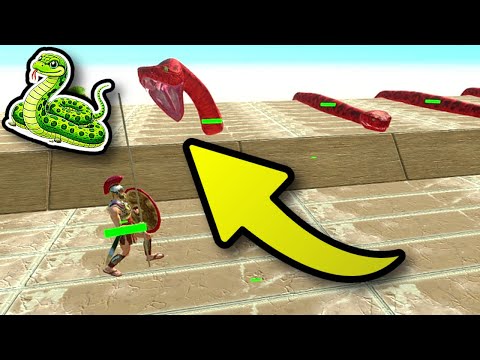 Only The FASTEST Units Can Cross DEADLY Snake Road!! - Animal Revolt Battle Simulator