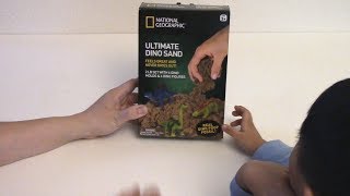 National Geographic Ultimate Dino Sand Kit Opening