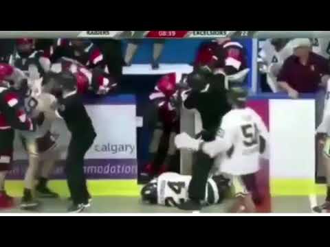 BRAWL |  Brampton Excelsiors Vs Okotoks Raiders (MINTO CUP)