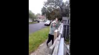 preview picture of video 'CRAZY NEIGHBOUR THROWS STUFF OVER MY FENCE'