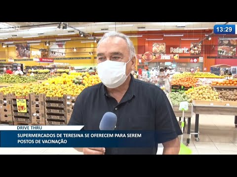 Supermercados se oferecem para serem pontos de vacinação contra Covid-19 25 03 2021