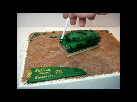 Leopard 2 Panzer ,Tank cake