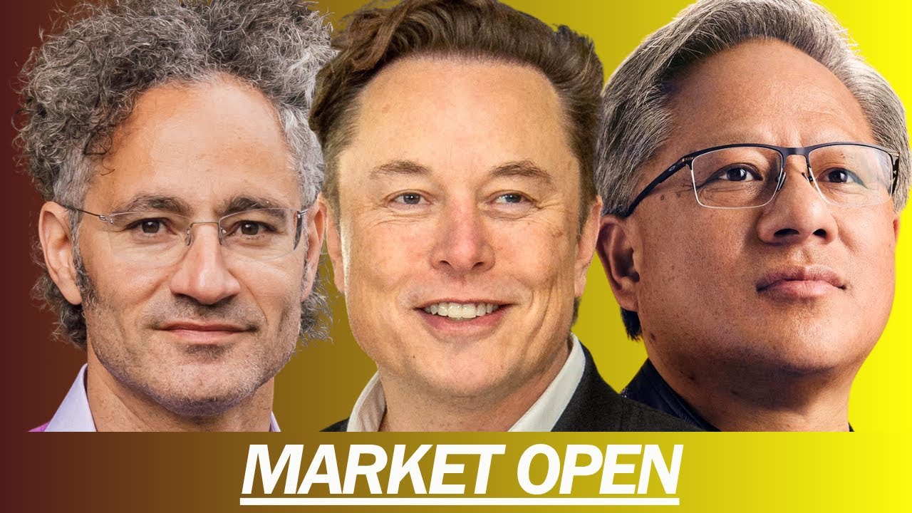 ELON IS DONE WITH DOGE, PALANTIR ANNOUNCEMENT TODAY, GAMESTOP BUYS BITCOIN | MARKET OPEN