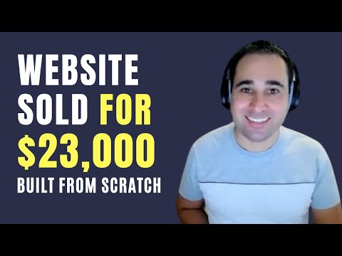 Website Sold for $23,000 on Flippa - How He Did It...