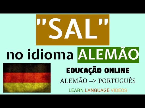 "SAL" no idioma ALEMÃO | Educação gratuita | Língua alemã online | ALEMÃO - PORTUGUÊS.
