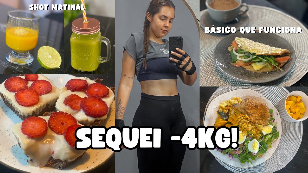 VLOG: SEQUEI -4KG, Foquei nas PROTEÍNAS, Rotina Detox que EMAGRECE! Musculação em CASA!