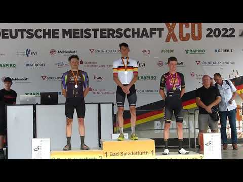 19.06.2022 Bad Salzdetfurth - Deutsche Meisterschaft MTB XCO - Siegerehrung Männer