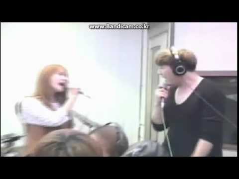 110812 SimSimTapa Gyuri + Shindong Duet (Letter To You)