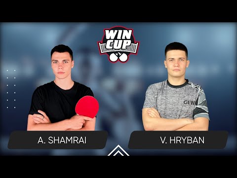 17:15 Andrii Shamrai - Vadym Hryban West 4 WIN CUP 25.08.2024 | TableTennis WINCUP