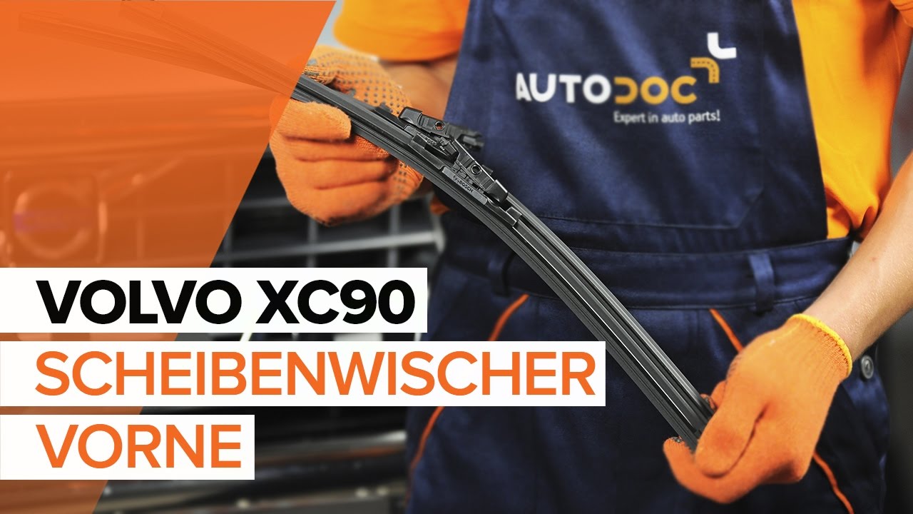 Scheibenwischer vorne selber wechseln: Volvo XC90 1 - Austauschanleitung