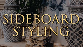 4 EASY STYLING TIPS to Update your Sideboard Buffet | Hamptons Style