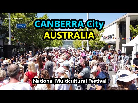 CANBERRA City Centre AUSTRALIA - National Multicultural Festival