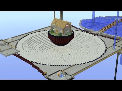Minecraft Timelapse: Four Pillar Survival