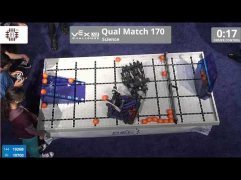 VEX Worlds 2016 - VEXIQ Middle School - Science - Qual 170 (1926B 10700) 103